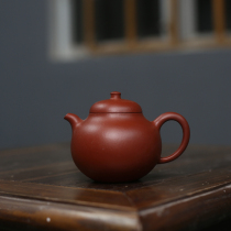 Yixing famous purple sand pure hand-made teapot melon pot Zhaozhuang Zhuni Dahongpao tea set household full handmade