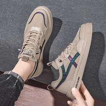 Spring mens shoes 2022 new sloth people a foot pedal thin section light ice silk canvas wave shoes old Beijing cloth shoes board shoes