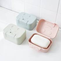 Travel soap box Soap box with lid lock portable cute student dormitory bathroom Home Nordic creative large