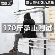 Electric clothes rack balcony intelligent voice control remote control lifting drying drying rack household full automatic clothing pole machine