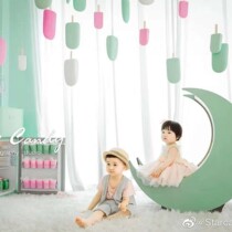  Exhibition new childrens real scene production 2020 studio photo props real decoration studio photography real scene