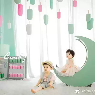 Exhibition new children's real scene production 2020 studio photo props real decoration photo studio photography real scene