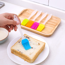 Crystal handle split silicone oil brush High temperature barbecue brush Cake oil brush Kitchen baking tool
