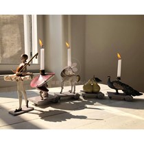 Spot Division Horse Warmth Church Konges Slojd Baby Birthday Candle Holder Candle Base Children Room Decoration