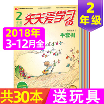(All-off-the-shelf for a total of 30 the doll) daily learning grade 2 2018 nian 3-12 yue pupils fun learning book Chinese math composition classroom extends classification Bible study