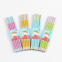 New Log Cartoon HB Pencil Writing Pencil Drawing Children Learn Gift Stationery Elementary School Students Prizes