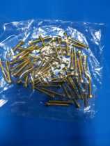 Vacuum screw gold plated processing m3 * 20 knurin inner hexagonal bolt non-marked screw custom drilling service