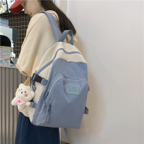 School Bag Girls Junior High School High Korea Version Original Juku Ulzzang Brief Light Backpacker Tide College Students Double Shoulder Bag