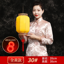 All-yellow Baifu Palace Lanterns Outdoor Waterproof Lantern home Opening Shop Inside Decoration Chandeliers Luminous print