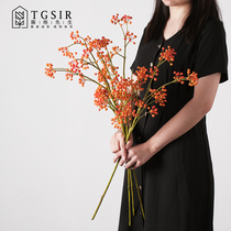 Green vine fruit simulation flower living room rich fruit fake flower arrangement ornaments ornaments fruit berry bouquet photography props