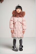  Webster childrens down jacket girls medium and long down jacket girls new fashion down jacket new 819196