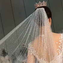 Head yarn bridal retro head yarn handhot and drilling Japan-Japan-style super-fairy head yarn soft yarn wedding brigade Shooting Movie accessories