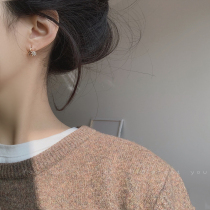 South Korea 2021 New Tide advanced sense six stars earrings female Net red temperament niche design earrings earrings