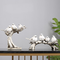 Home decorations creative birds simple modern living room home TV cabinet wine cabinet bedroom accessories