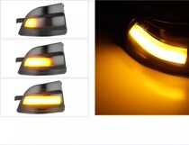 Suitable for Ford 07-09-14 classic Focus modified rearview mirror blackened LED running water turn signal streamer