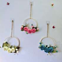 Living room wall decoration simulation green plant pendant Dining room wall Bedroom room wall decoration Creative plant pendant