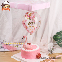 Net Red Balloon Cake Box Transparent Cake Box 6 Inch 8 Inch 4th Floor Birthday Plus High Cake Box 5 Only Entrance