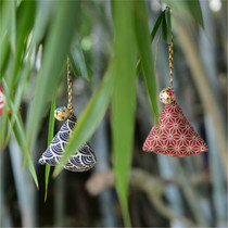Japanese and wind small sachets Dragon Boat Festival Zongzi Wormwood anti mosquito bag handmade wormwood leaf pendant