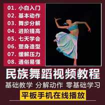 Ethnic Dance Video Tutorial Zero Basic Entry Self-learning Dance Teaching Decomposition of Dai ethnic Tibetan Xinjiang dance and dance