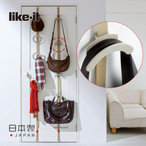 Like-it Japanese import bag-covered hat hanger door rear hanging clothes rack scarf tie wardrobe door hanger