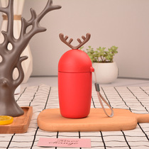 Cup glass glass household capacity portable glass cup in summer tea separation double layer