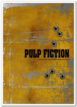 Pulp Fiction Quentin Tarantino Film Poster Art Film Decorative Painting