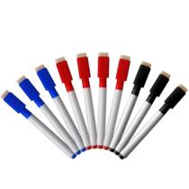 10 pcs rewritable white board dry erase markers pens with er