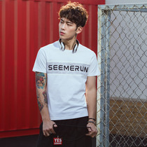 361 short sleeve T-shirt mens summer new official website T-shirt students joker loose leisure sports round neck half sleeve shirt men