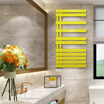  Bathroom radiator Household small back basket heating Bathroom radiator Steel towel rack Art radiator wall hanging