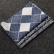 Day style and wind sushi dining cloth dining mat Xiangyun Qinghai Pokwind gift wrapping cloth Gaibu photo photography background cloth