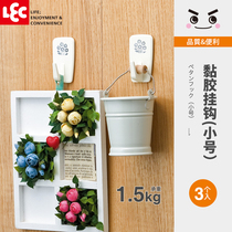  Japan LEC strong adhesive hook Bathroom bathroom kitchen wall punch-free household adhesive hook