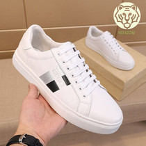 European Station New Little White Shoes Men Luxury Goods Breathable Genuine Leather Casual Sneakers Trendy Korean Version Fashion Board Shoes Men