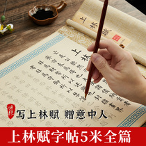 Shanglin Extended Scroll Post Full Five-meter Lin Tin Punch Publish Publishing Publishing Set on the Lin Musima Like Lin Book Practice Handle to Boyfriend Gift Box