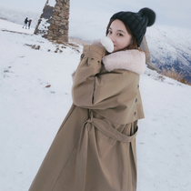 Parker cotton clothing womens mid-length 2020 winter new Korean loose waist cotton coat windbreaker coat jacket