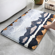 Toilet floor mat bathroom door absorbent foot Mat toilet non-slip doormat entrance bedroom living room carpet thick