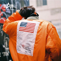American ALPHA Alpha Industry MA-1 Classic National Flag Spring Autumn Blood Foe Flight Jacket Outdoor