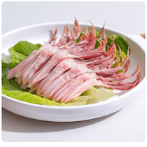 Huaying large duck tongue frozen 520g raw duck tongue duck fresh wholesale frozen duck meat ingredients commercial marinated goods