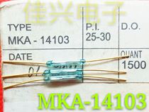 (Jiaxing Electronics) MKA14103 gold-plated REED magnetron switch glass seal size 2*14MM normally open