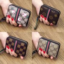 Europe and the United States new zipper card bag Womens organ card clip Credit card set small coin purse Mens drivers license set card tide