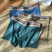 Cotton mens underwear size cotton waist boys short pants boxer pants trend personality summer four-corner pants