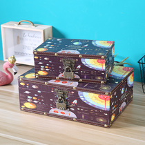 With Lock Containing Box Desktop Book Storage Box Home Documents Upscale Creative Birthday Gift Boxes Packaging Small Boxes