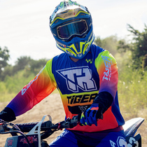 TR Tiger Card Cross-country Motorcycle Suit Grounds Race Lindau Riding Racing Bike all season breathable for childrens men and women