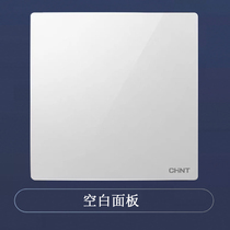 Zhengtai 86 type dark fit NEW2H large panel without frame embedded steel frame ivory white light plate cover blank panel