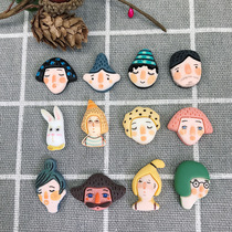 2021 new fun people occasionally glue mobile phone shell resin ornaments Small accessories People occasionally Diy material Bauchi Sesame Street