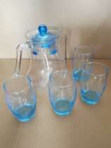Wyeth gift Le Meiya cold water pot Glass cold water pot Tie pot Five-piece set Water cup water set