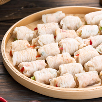 Handmade fish stock ChauShantes Produce Fish Rolls Fish Pidalho Water Dumplings Hot Pot Ingredients to Cook Dumplings Semi-finished Ingredients