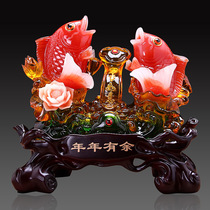 More than every year wedding supplies fish creative Chinese ornaments TV wine cabinets office living room home accessories gifts