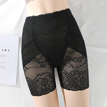  Lace safety pants anti-naked women can wear high waist abdomen hips shaping summer large size insurance bottoming shorts