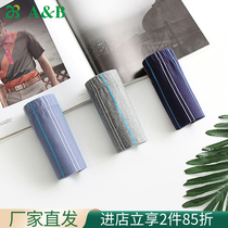 ab underwear mens triangle pants thin elasticide antibacterial comfort mid - waist boys shorts 2925