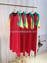 Pregnancy color 21 summer price comfortable Pearl cotton leisure sports Foreign color color pregnant women loose short sleeve t skirt